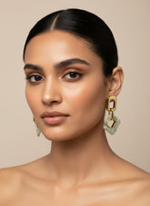 Lush Square Hang Earrings